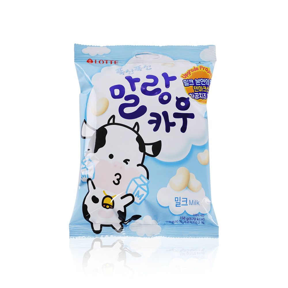 롯데 말랑카우 밀크 158g 1입 - 상품 이미지