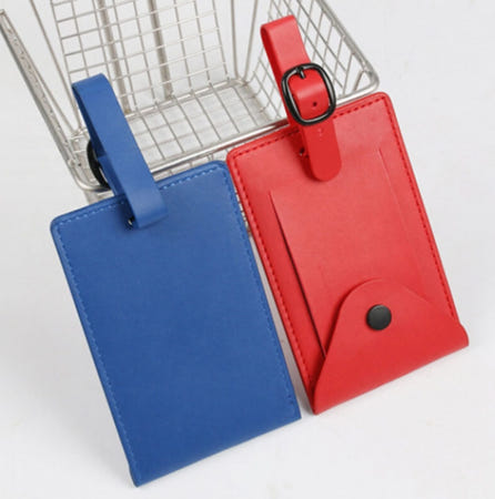 위탁 수하물 캐리어 빨리찾기 컬러 가죽 네임택 러기지 태그 이름표 명찰 가림형 라벨