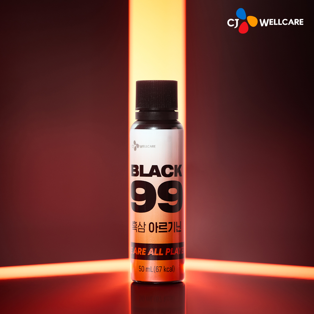 [2+1] CJ 흑삼 아르기닌 오르니틴 블랙99 고함량 에너지부스터 6000mg 7개입, 2개