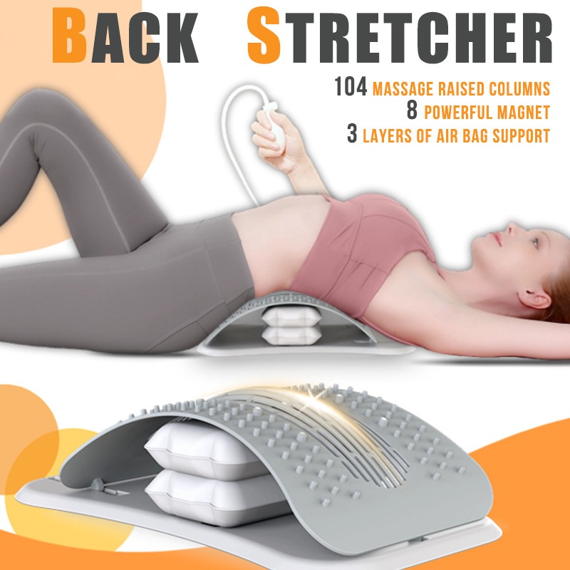 홈쇼핑 EMS 코어 스트레칭 맥켄지 신전운동 무선 자동 스트레칭 마사지기