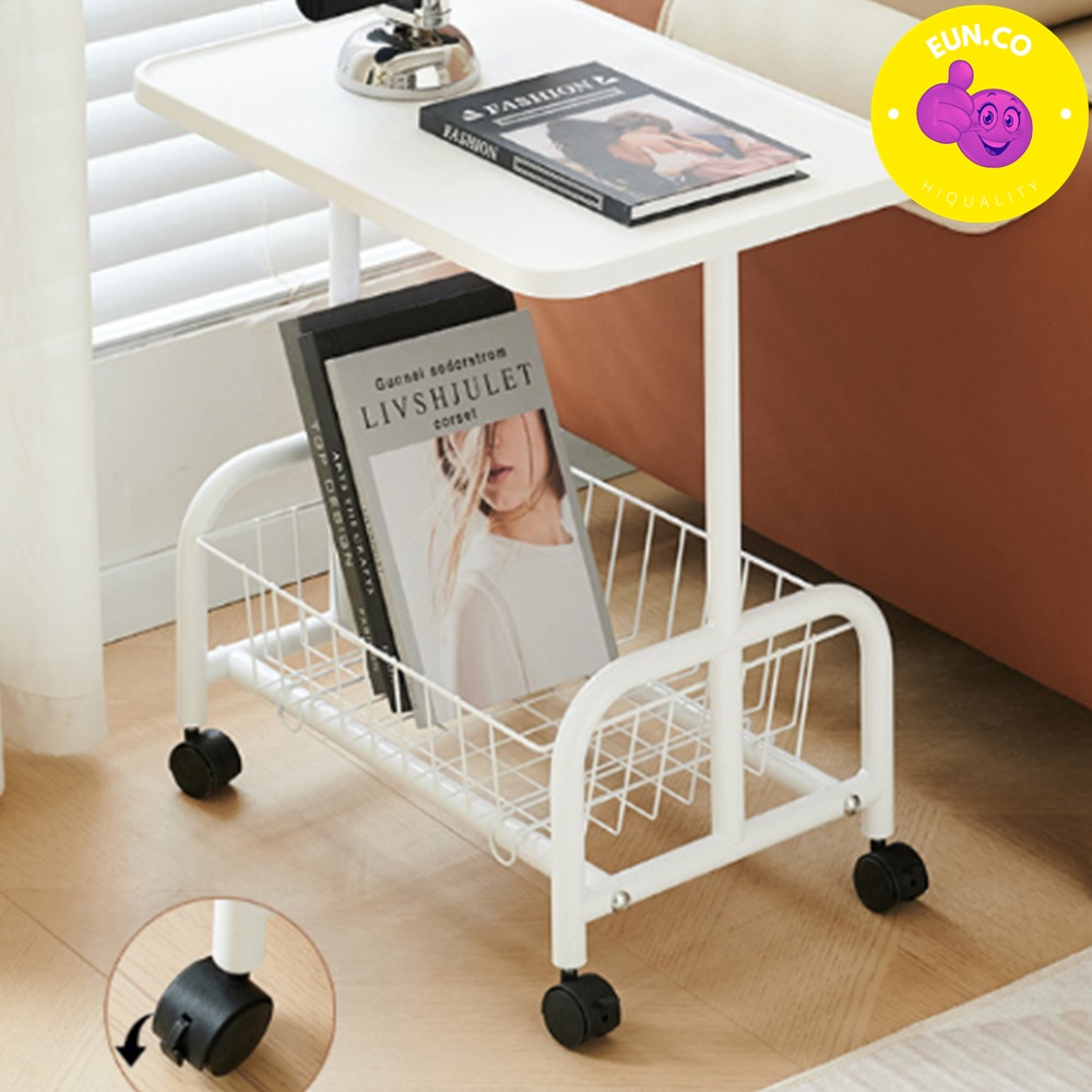 사이드 테이블 수납 선반 소파 침대 이동식 미니 책상 식탁