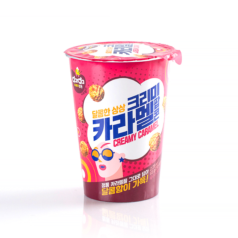 제이앤이 제이앤이 다르다 크리미 카라멜팝콘 65g 1입 - 상품 이미지