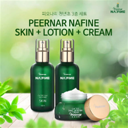 피오나리 천년초 스킨케어 3종세트 (스킨,로션,수분)