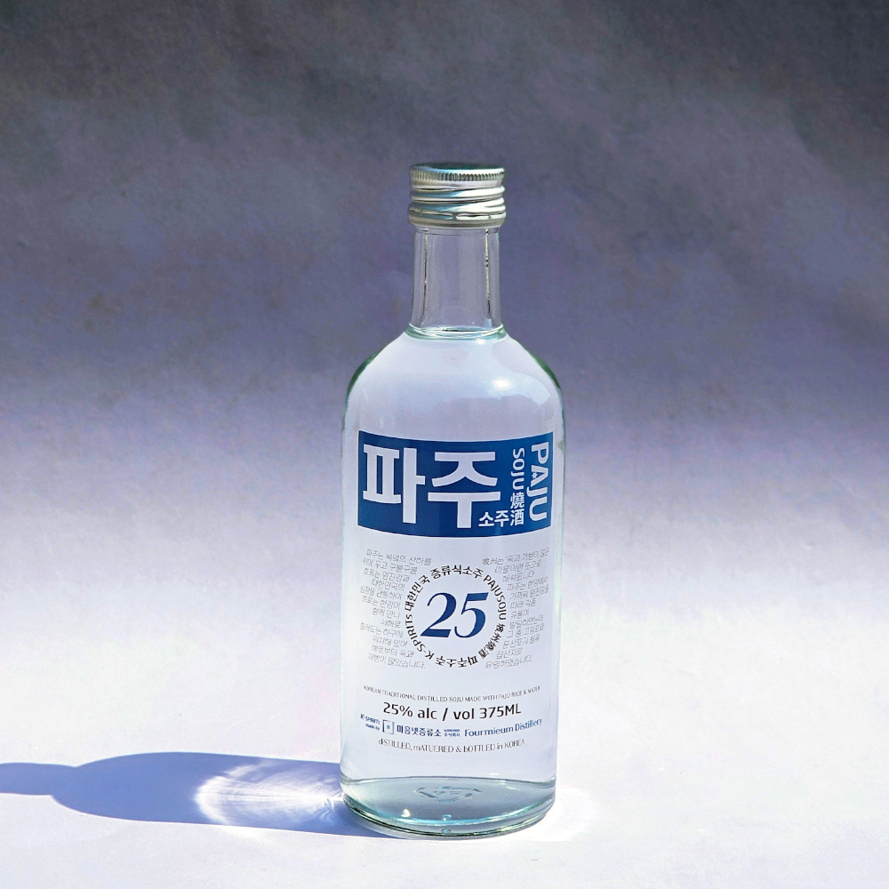 소주랩소디 출연 미음넷증류소 파주소주 파주25 375ml 25% 증류식소주 1병 - 메인 이미지