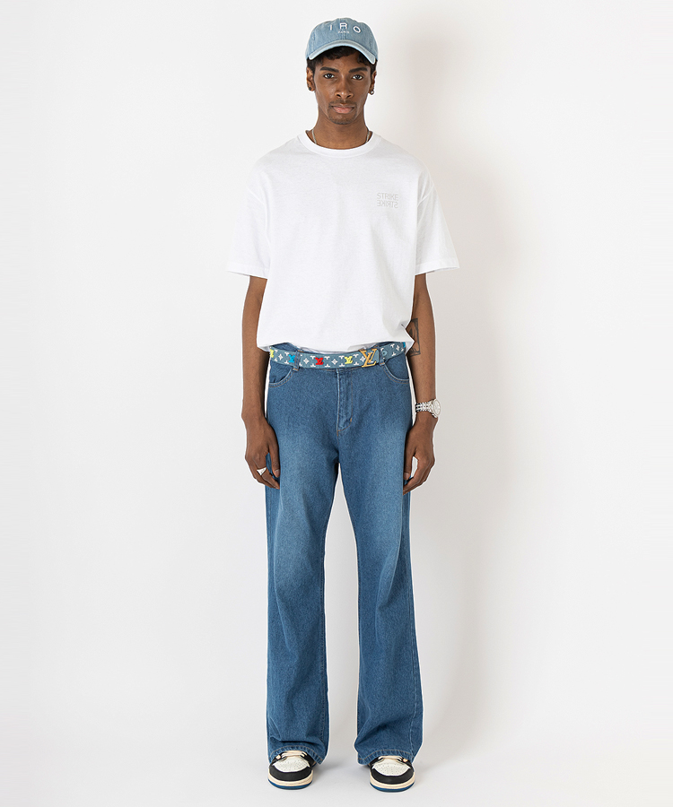 스트라이크 Medium Wash Boots Cut Jeans - 상세 이미지 2