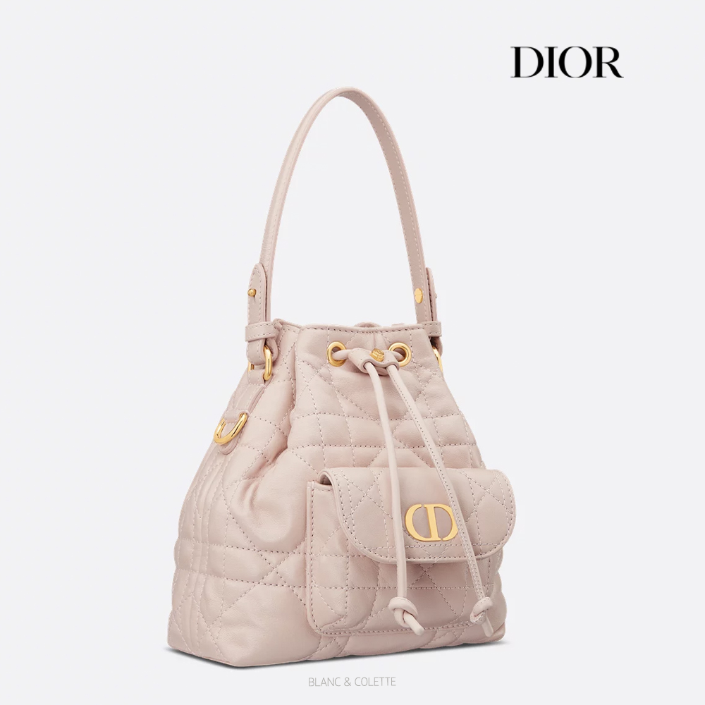 [블랑앤꼴레뜨] 디올 25SS 파우더핑크 양가죽 카로 미니 버킷백 (DIOR AS보증) : 블랑앤꼴레뜨 메종 드 로라