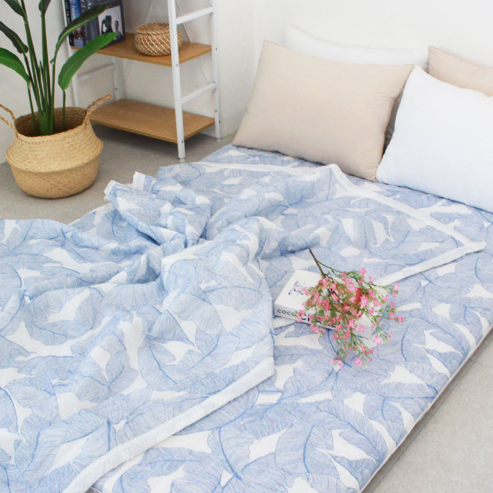 아르떼베딩 시원한 리플 시어서커 여름 미끄럼방지 냉감 이불 바닥 요매트 리프 S