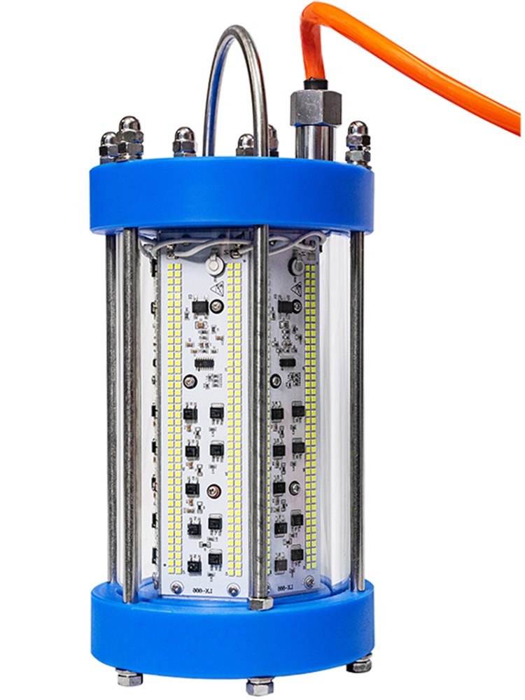 수중 집어등 써치라이트 작업등 낚시 캠핑 손전등 램프 녹색광 220V 1000W 10m - 상품 이미지