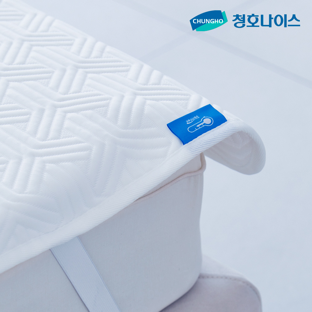 청호나이스 아이스필 얼음 냉감매트 아기용 항균 베게커버1EA 화이트, Q(퀸) 이미지 8