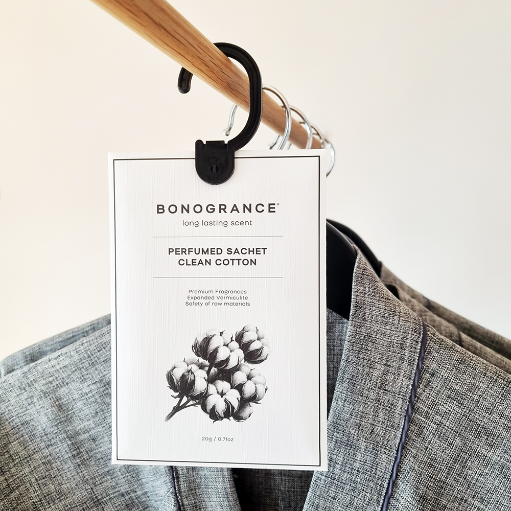 보노그란스 옷장 방향제 탈취제 냄새제거 샤쉐 대용량 20g 클린코튼