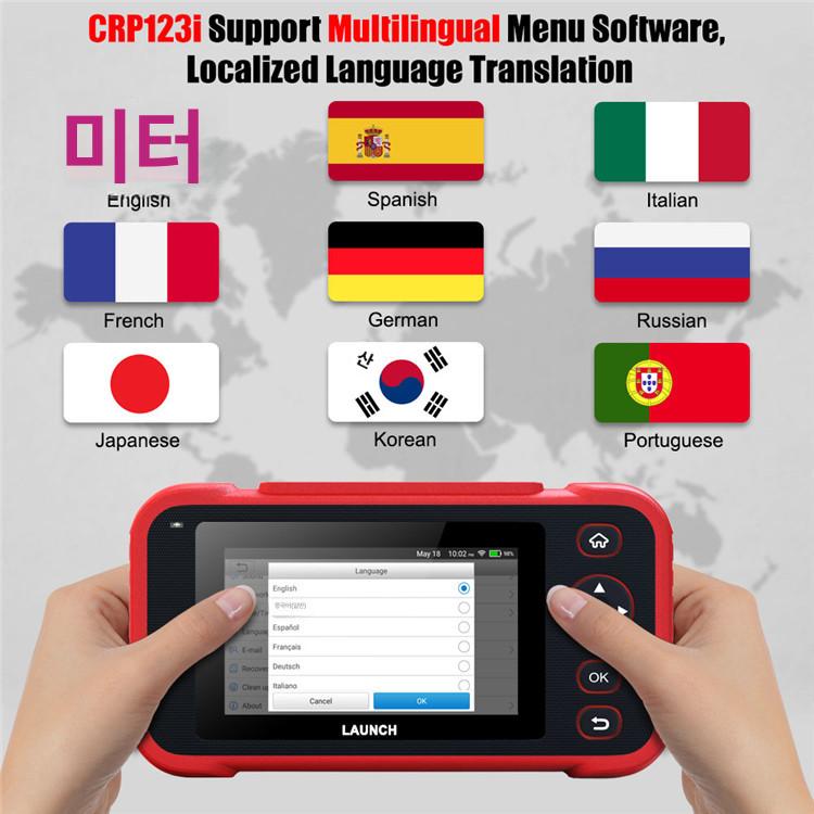 런치진단기 LAUNCH 한글지원 테스터 결함 차량스캐너 CRP123E 2.0 - 상세 이미지 4