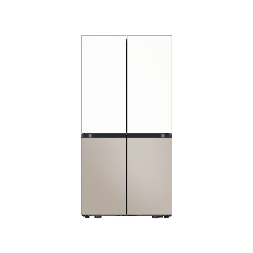삼성 비스포크 AI 하이브리드 냉장고 4도어 901L 1등급 UV탈취 에센셜 화이트+에센셜 베이지(RM70F91R1ZG) 사진 4