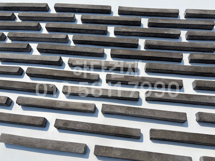 직선와편 일자와편 / 하다건재 전통담장타일 와편타일