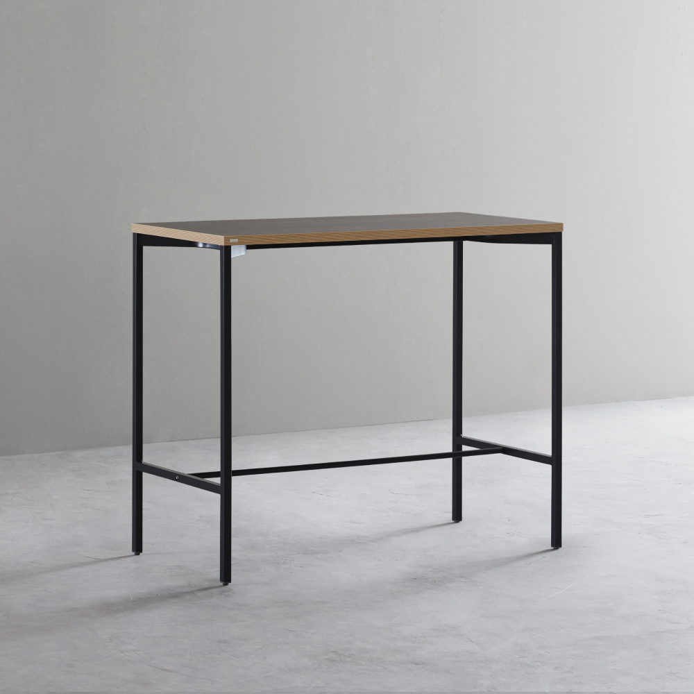 데스커 스탠딩 테이블 1200x600mm, 빈티지블랙 - 상품 이미지
