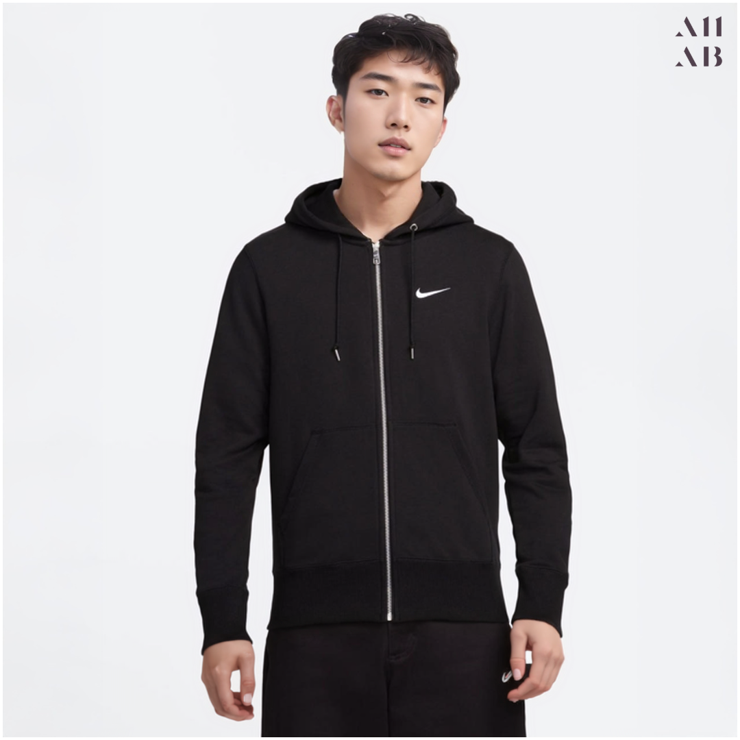 [오늘출발] 나이키 후드 집업 후드티 긴팔 티셔츠 롱슬리브 후디 자켓 블랙(클래식), 2XL(110)