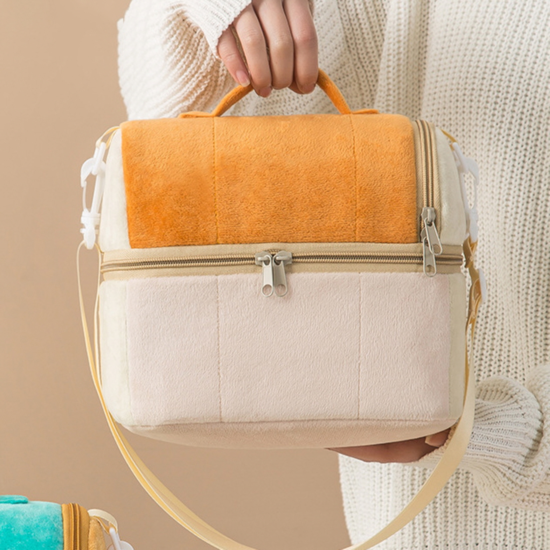 소프트쿨러 이유식 보냉백 손잡이 미니 도시락 보온 보냉 가방 피크닉 캠핑 아이스백