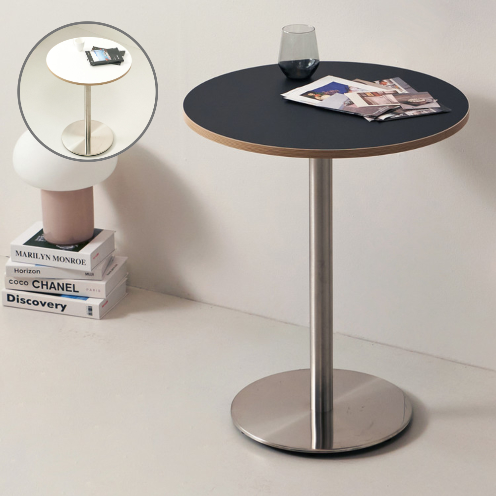 원형 테이블 600 사이즈 1인용 홈카페 티테이블 북유럽 인테리어 식탁