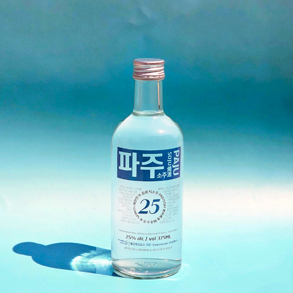 소주랩소디 출연 미음넷증류소 파주소주 파주25 375ml 25% 증류식소주 1병 - 상세 이미지 2