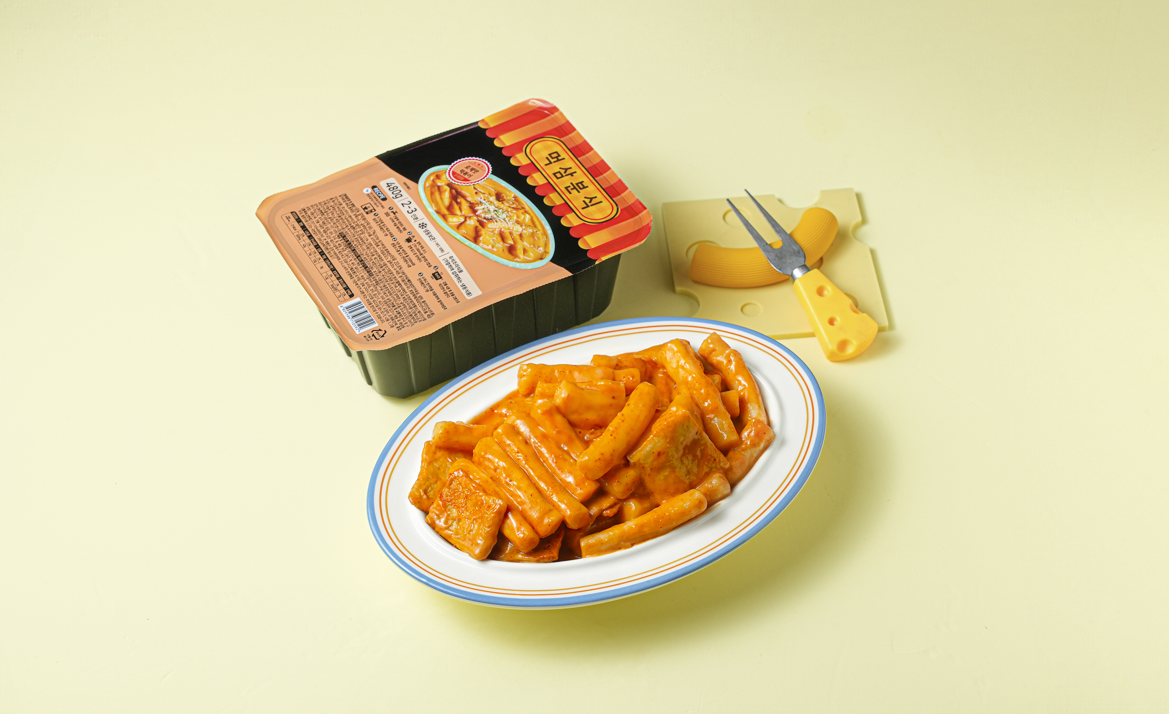 [먹삼분식] 로제맛 떡볶이 밀키트 - 상품 이미지