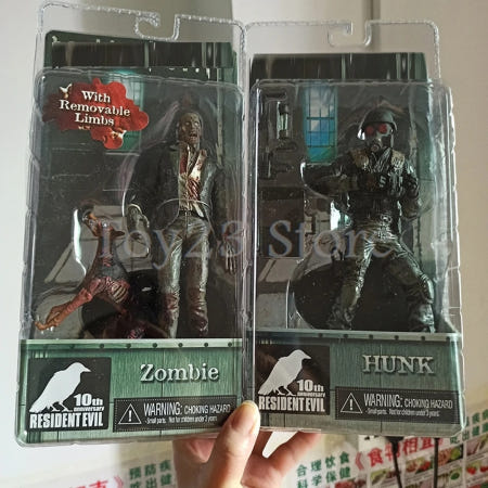 [해외]레지던트 이블 좀비 Zombie 헝크 Hunk NECA 게임 모델