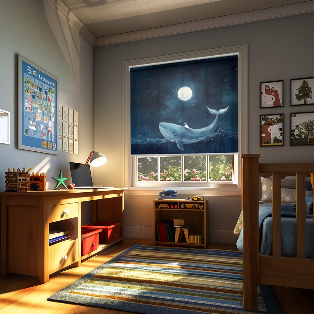 아라크네 실사롤스크린 아이방 블라인드 그림 키즈 30x30