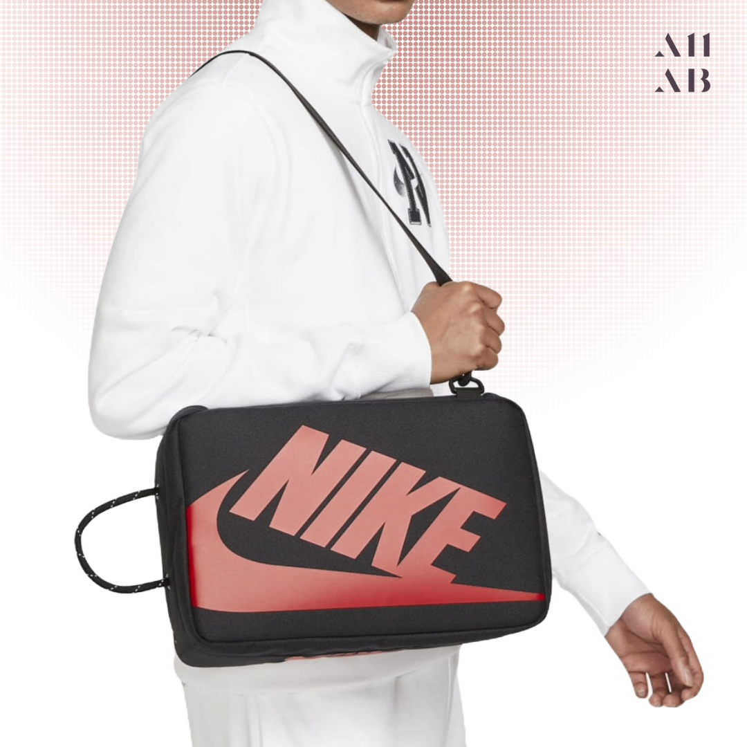 [오늘출발] 나이키 슈박스 축구화 골프화 운동화 가방 신발 주머니 프리미엄 슈즈백 블랙레드(12L)