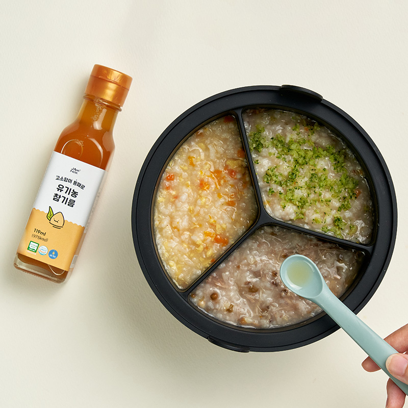 잼먹 참기름 119ml 유기농 중기