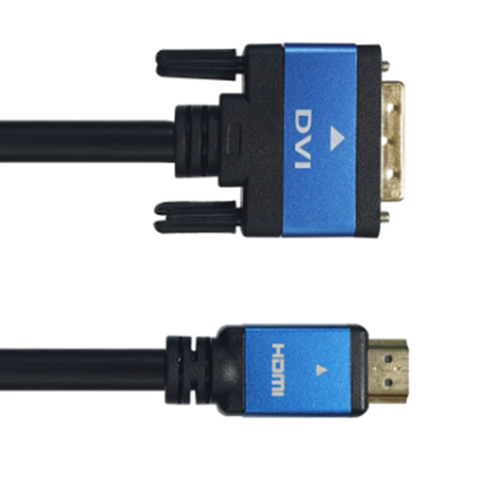 HDMItoDVI선 변환케이블 바꾸는선 변경 바꾸기 연결 싱글링크 18+1 3m