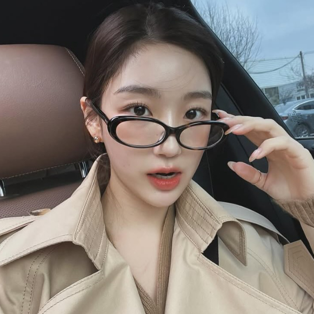 마르카토 안경 사라 카이아 나오미 헤일리 세레나 타원 오벌 빈티지 긱시크 여자 안경테 - 상세 이미지 2