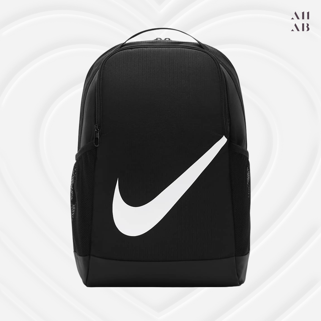 [오늘출발] 나이키 키즈 백팩 가벼운 책가방 초등학생 어린이 학원 보조 소풍 가방 브라질리아(블랙)