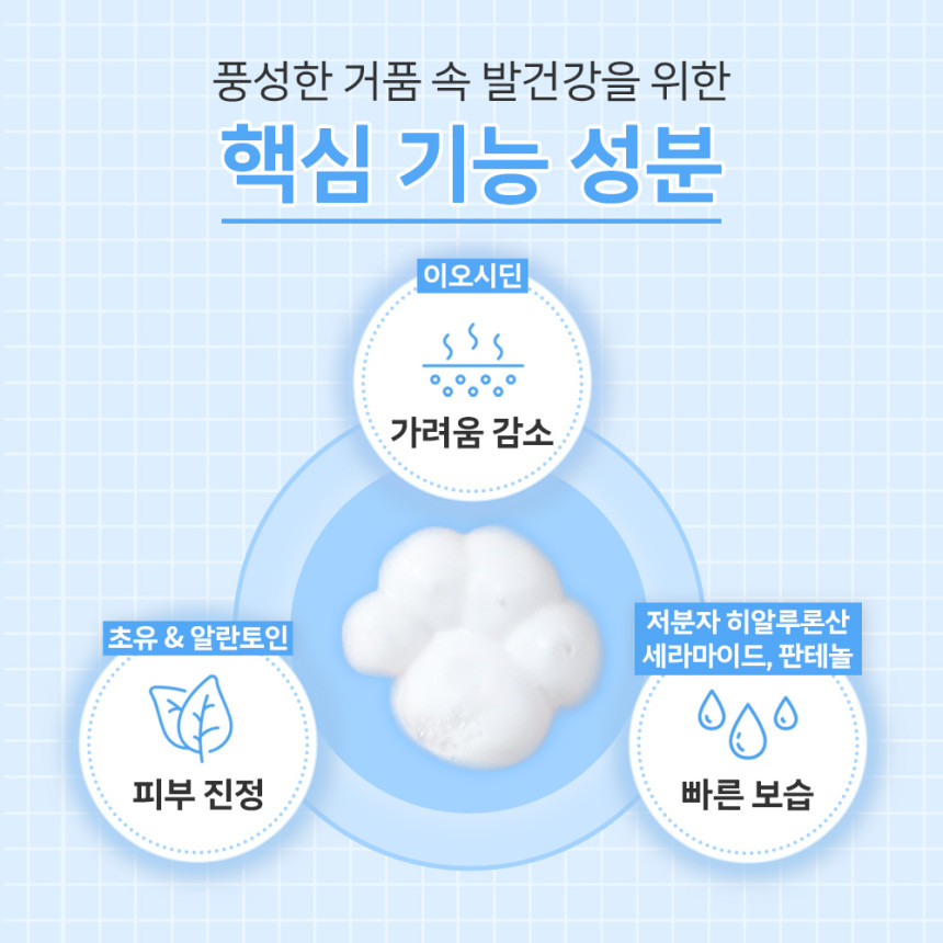 바이랩 수분풋케어 강아지 발바닥 세정제 산책 비누 발사탕 발 습진 샴푸 본품, 240g, 1개 사진 5