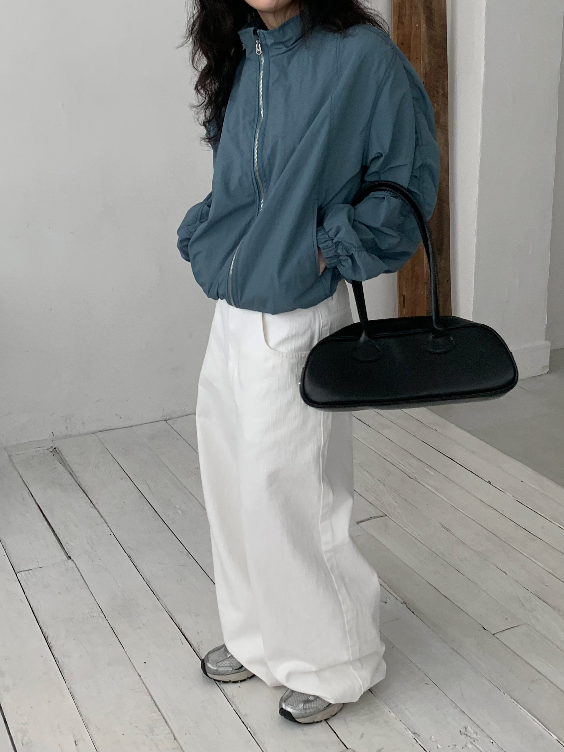 [UNISEX] 셔링 스티치 윈드브레이커 상세 이미지 20