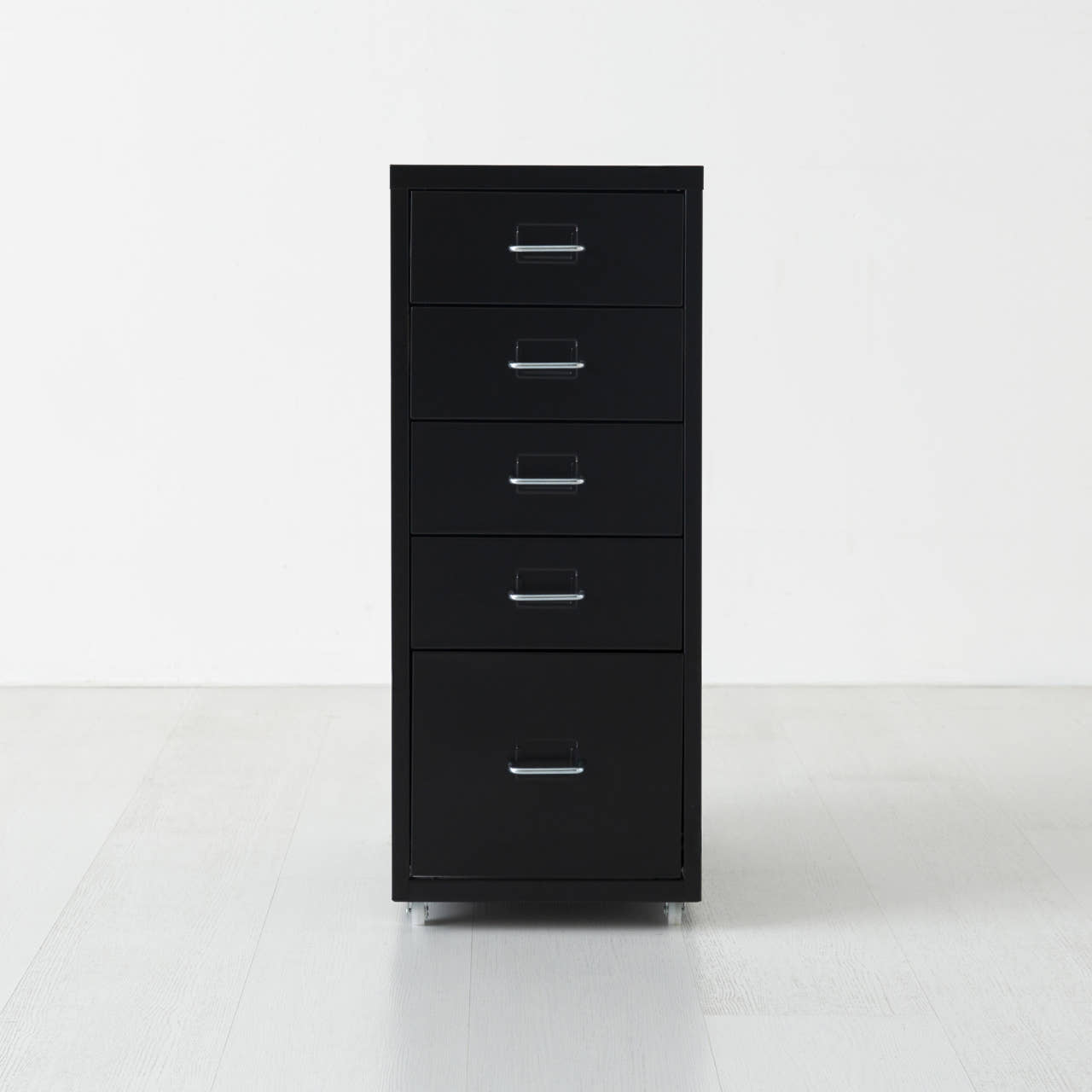 피하 서랍장 4.1단 280x410x685mm, 5단, 블랙 4583.7527 - 메인 이미지
