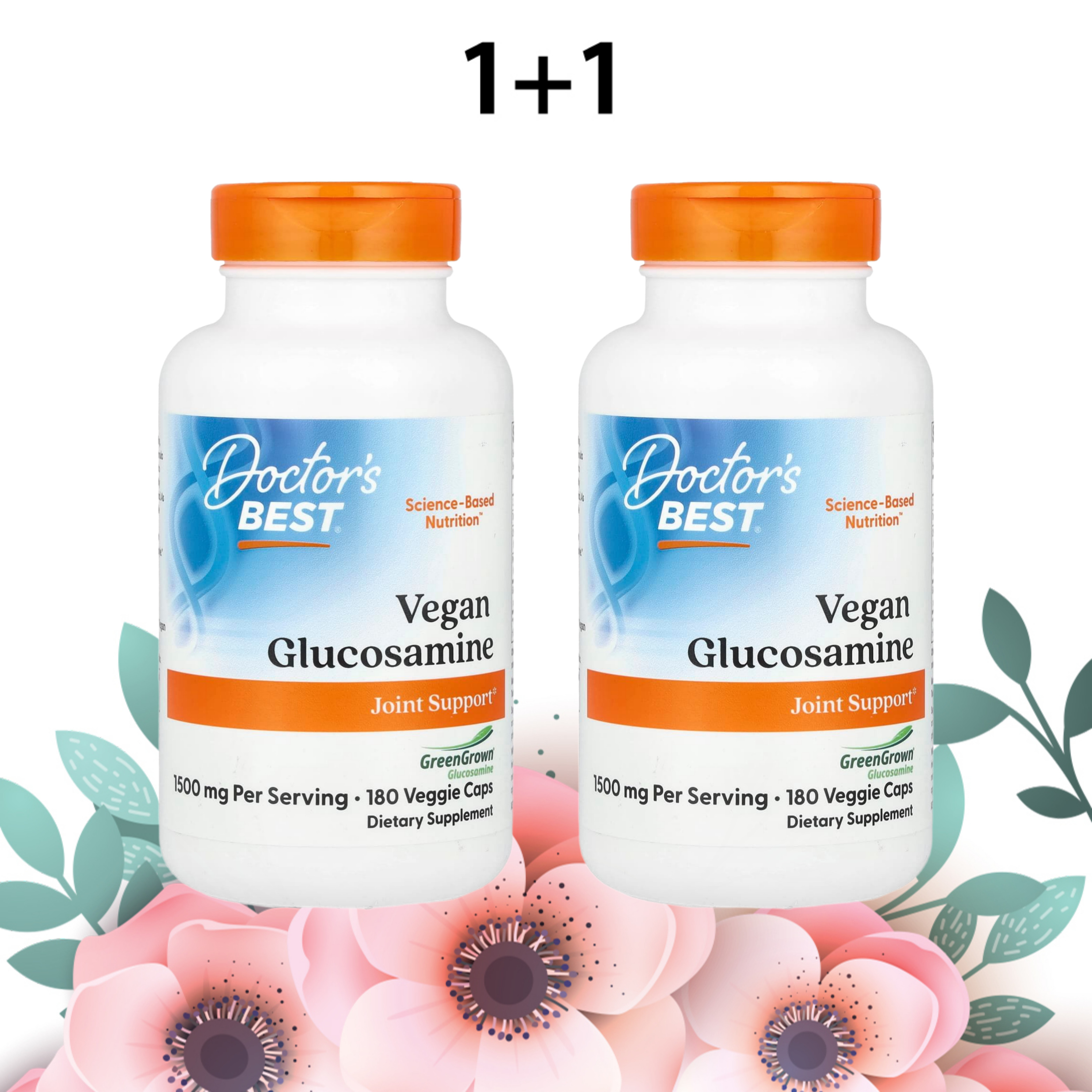 닥터스베스트 글루코사민 1500mg(1캡슐 당 750mg) 180캡슐, 2개 - 상품 이미지