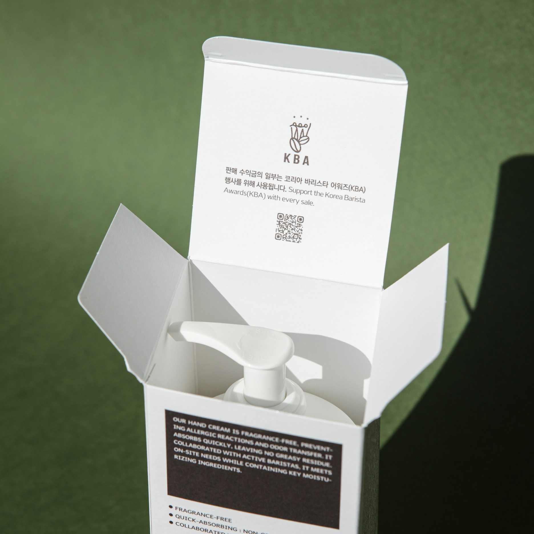 [1+1] 바리스타 스튜디오 펌프형 대용량 무향 핸드 크림 로션 컨디셔너 300ml - 상세 이미지 2