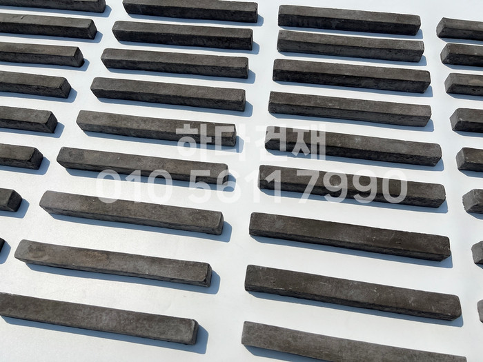 직선와편 일자와편 / 하다건재 전통담장타일 와편타일