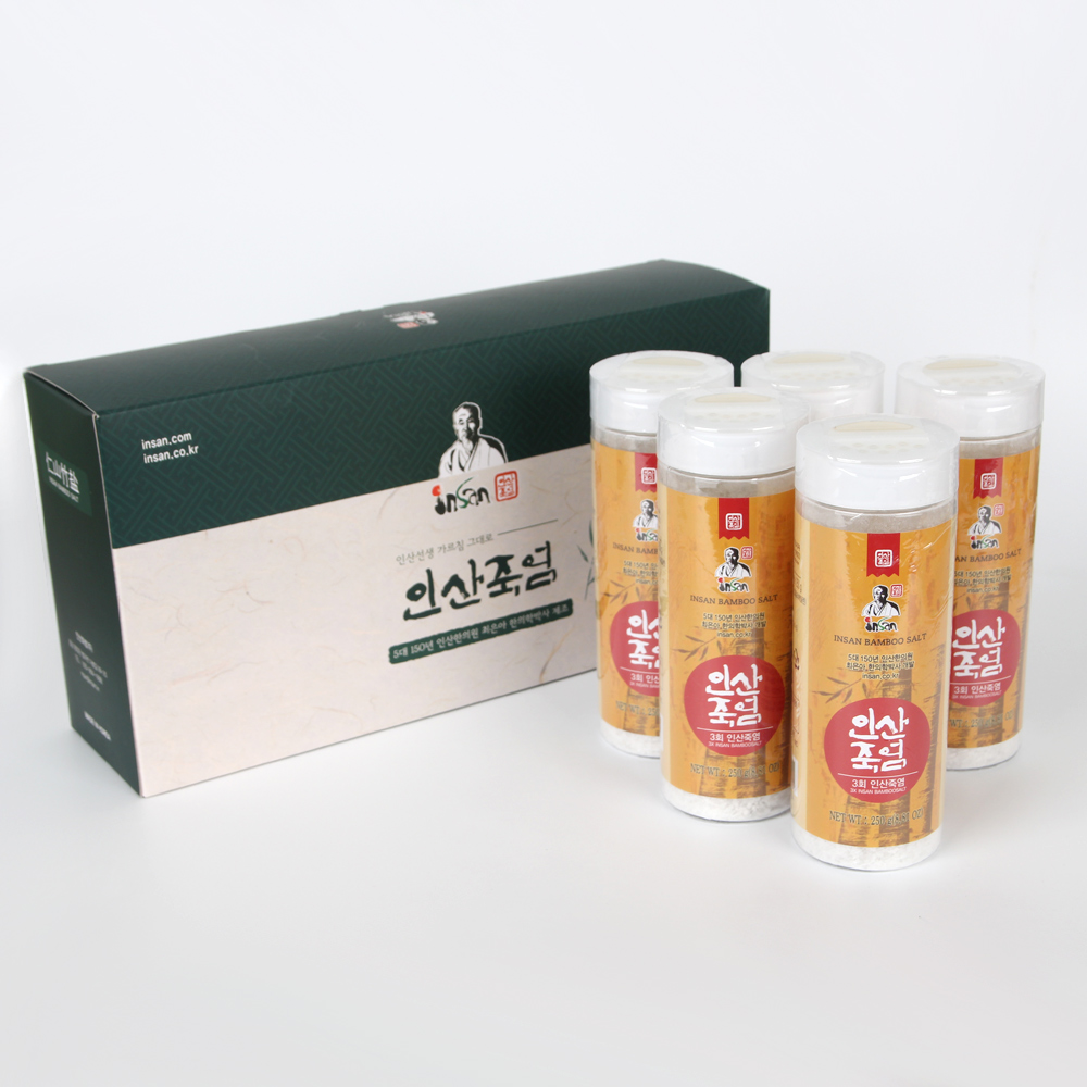 인산죽염 3회 죽염 과립 250g 5개 선물세트 - 상세 이미지 3