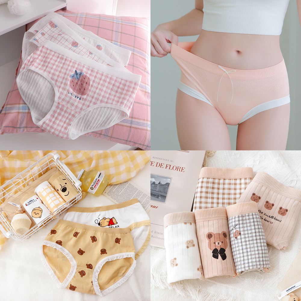 [팬티17종]부드러운 촉감의 모달팬티 귀여운 캐릭터팬티 3종 5종세트 제품 이미지