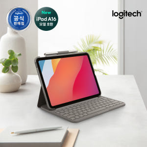 로지텍코리아 Slim Folio iPad 10세대용 블루투스 키보드 케이... 개봉기 | 실사용 후기 - 상품 이미지 2