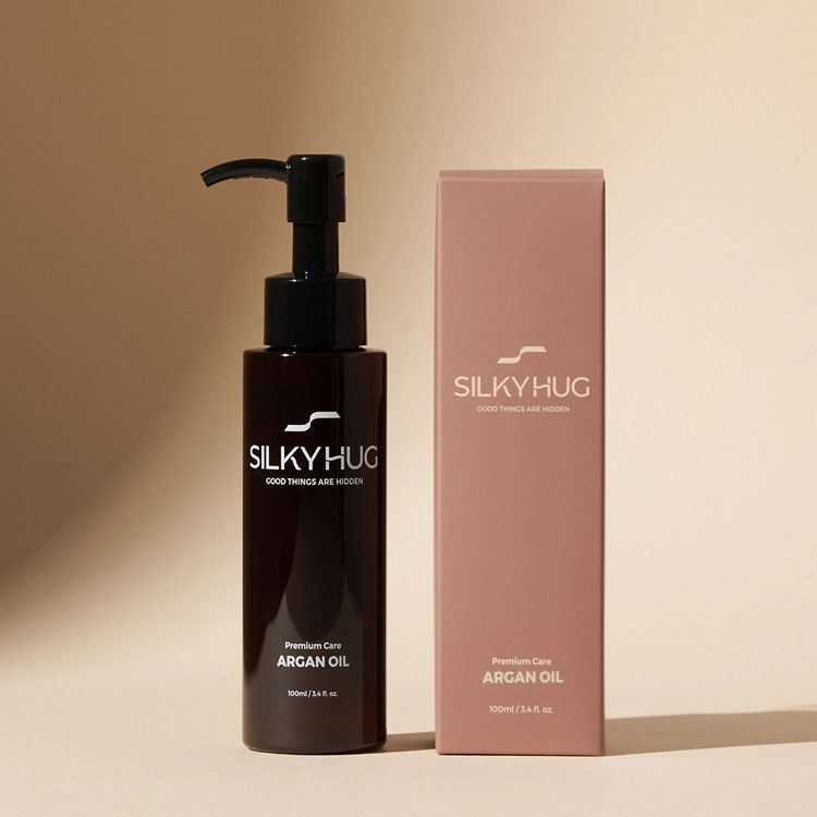 실키허그 고보습 유기농 아르간 오일 헤어 에센스 세럼 100ml 영양 정전기 앰플 여행용용기 구성품 - 상세 이미지 4