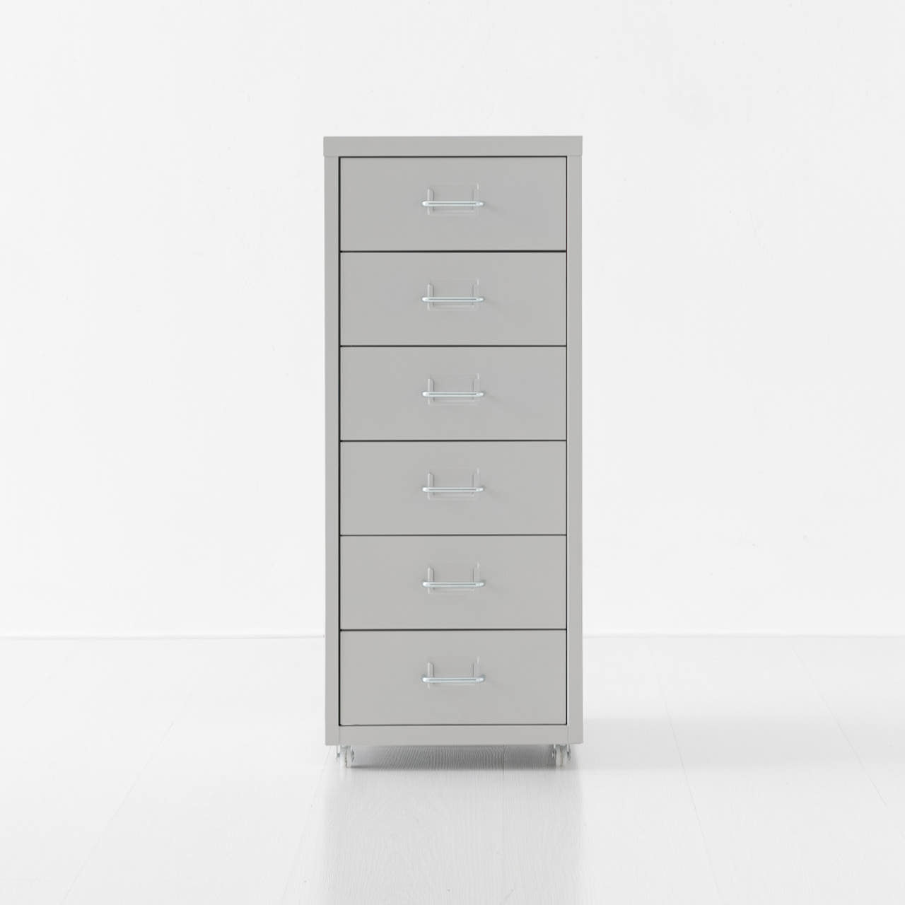 피하 서랍장 280x410x685mm, 6단, 라이트그레이 5422.0196 - 메인 이미지