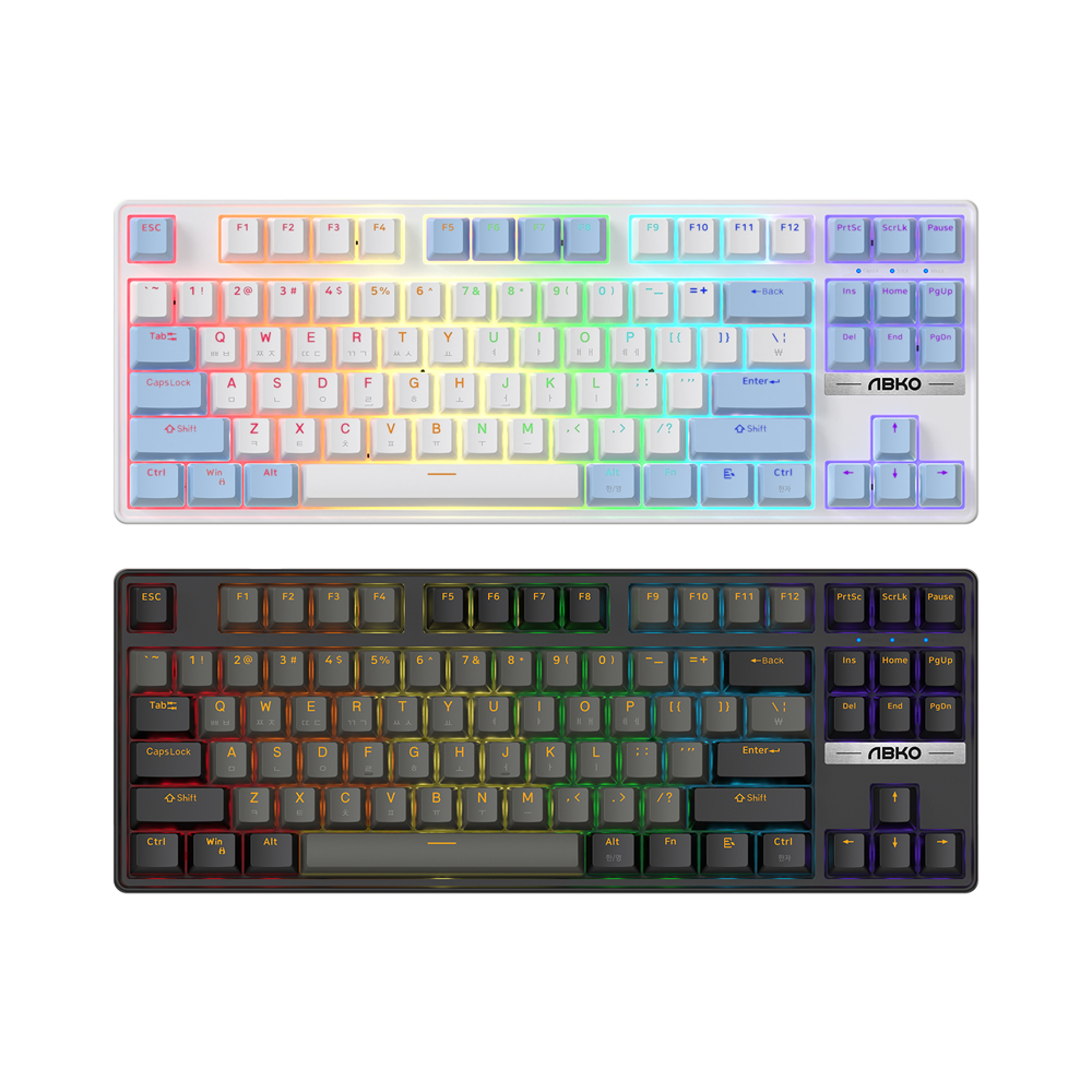 앱코 K580 게이밍 기계식 키보드 적축 사무용 한글 풀배열 사무실 해커 게임용 발로란트 - 상세 이미지 5