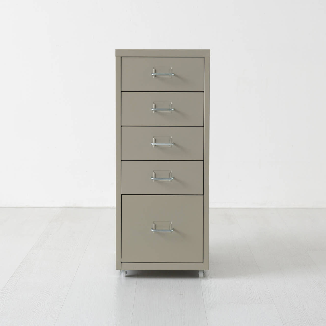 피하 서랍장 4.1단 280x410x685mm, 5단, 솔리드베이지 5352.6676 - 메인 이미지