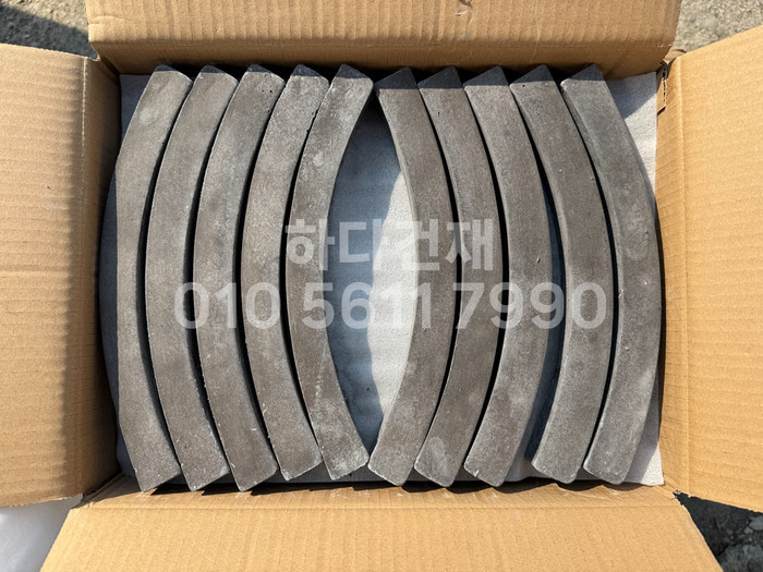 곡선와편 U와편 / 하다건재 전통담장타일 와편타일