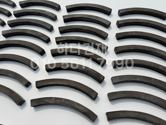 곡선와편 U와편 / 하다건재 전통담장타일 와편타일