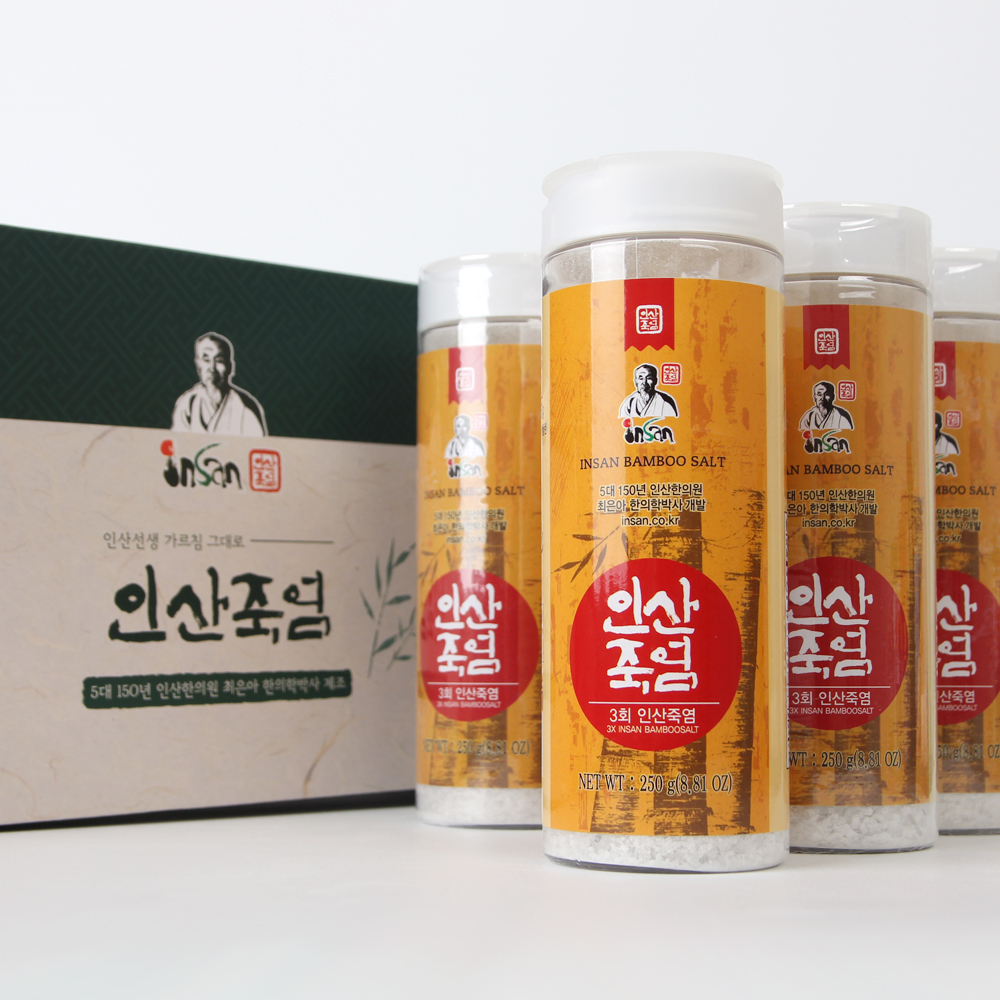 인산죽염 3회 죽염 과립 250g 5개 선물세트 - 상세 이미지 4