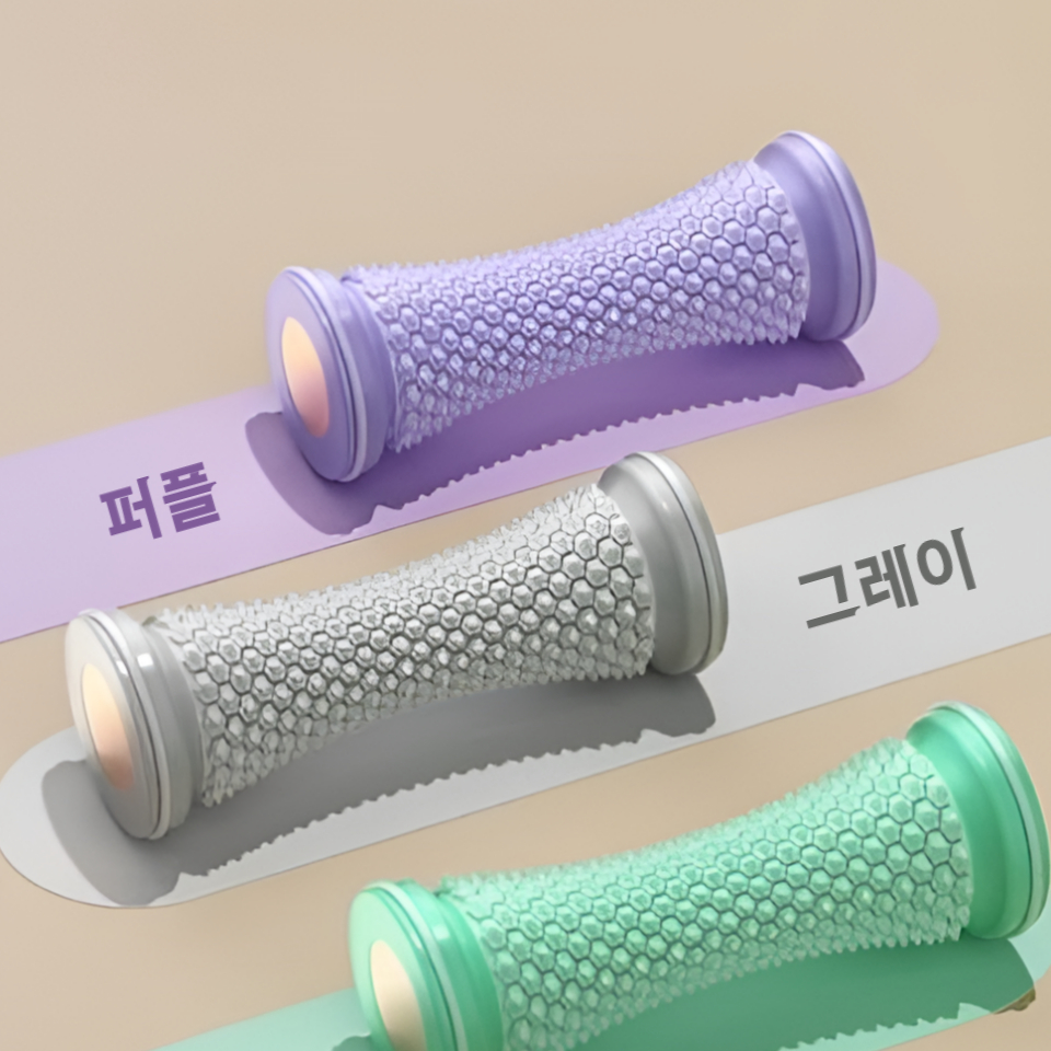 풋롤러 발바닥 안마 지압 발마사지 평발 아치 종아리 마사지기 통증완화 - 상세 이미지 2