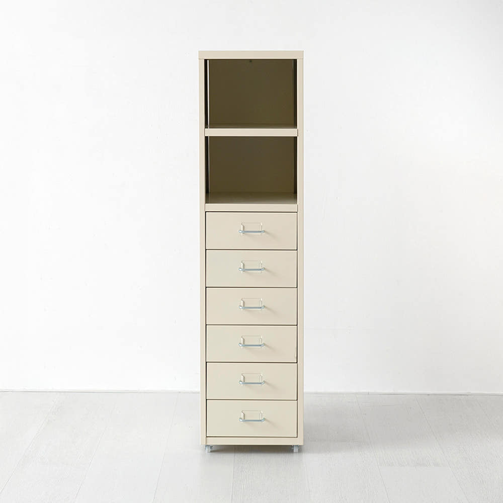 피하 높은 서랍장 280x410x1095mm, 6단, 크림 2674.1621 - 메인 이미지