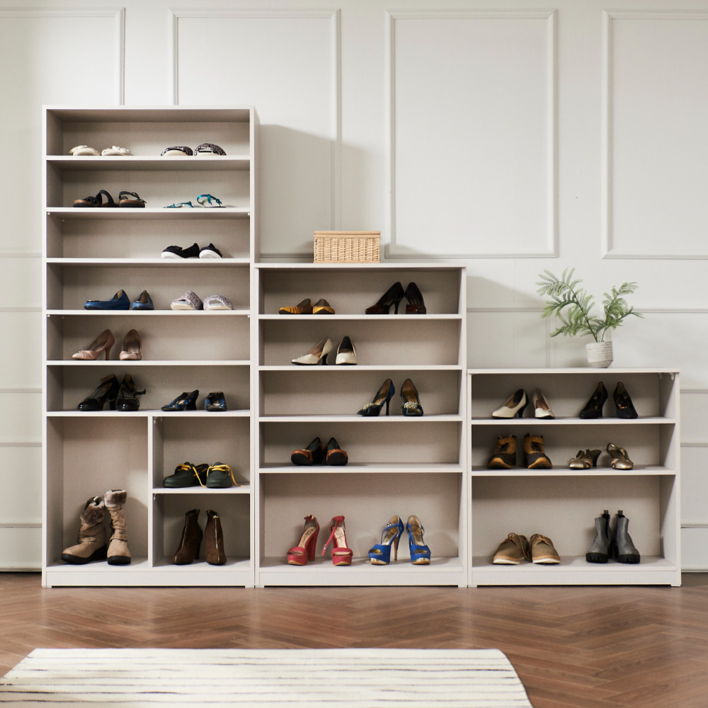 젠 실외신발장 폭좁은 키큰 낮은 야외 400