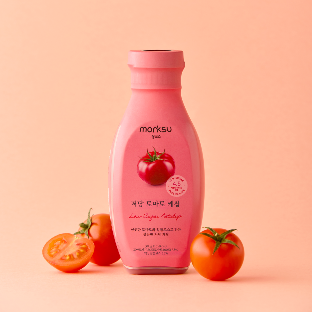 몽크슈 저당 저칼로리 토마토 케찹 소스 케첩 - 메인 이미지